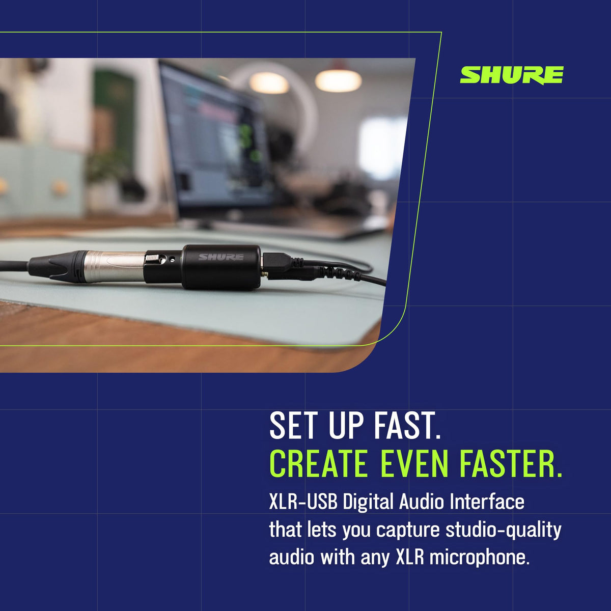 XLR-to-USB-C Audio Interface Q4104