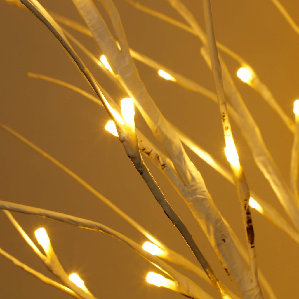 Lighted Birch Tree 6.1 Feet 96 LED L135082