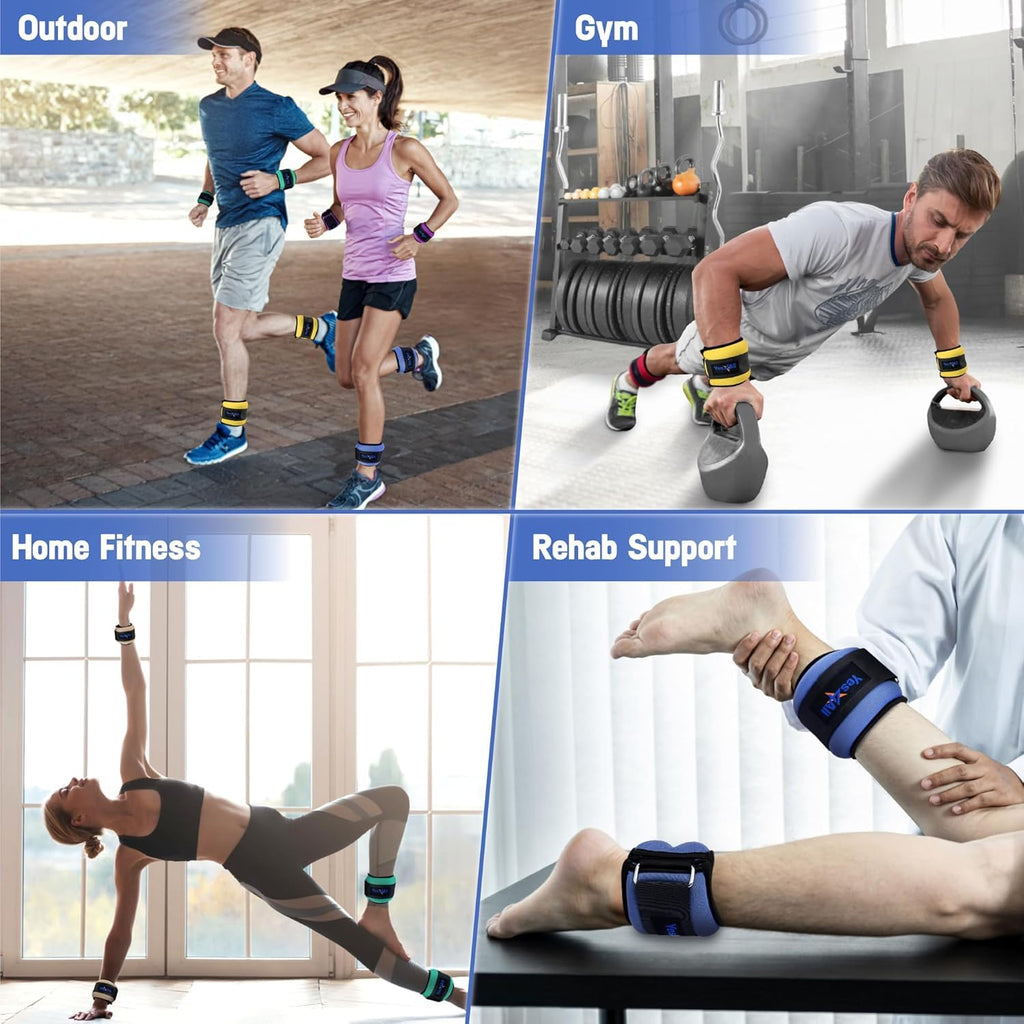 Adjustable Strap Wrist & Ankle Weights Pair N970
