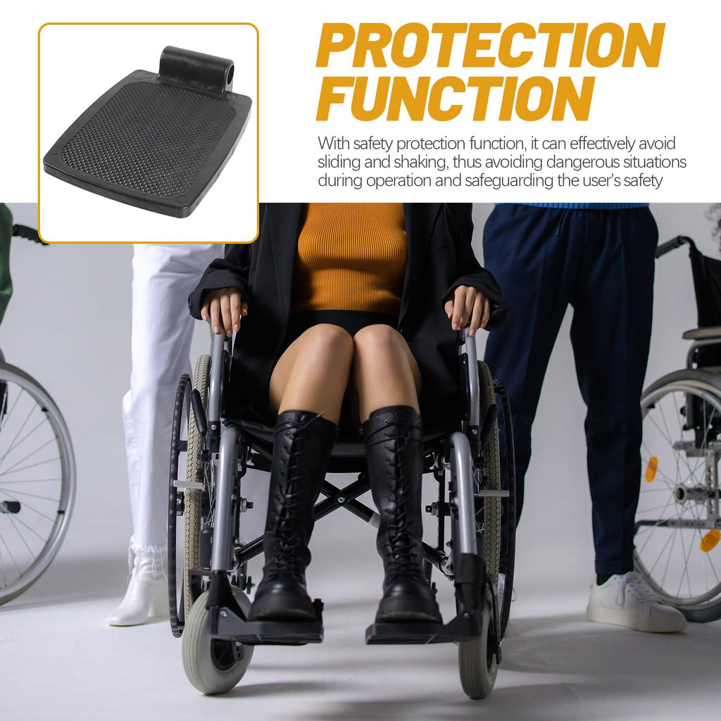 Heavy Duty Wheelchair Footplates Plastic Footrest Pair E891