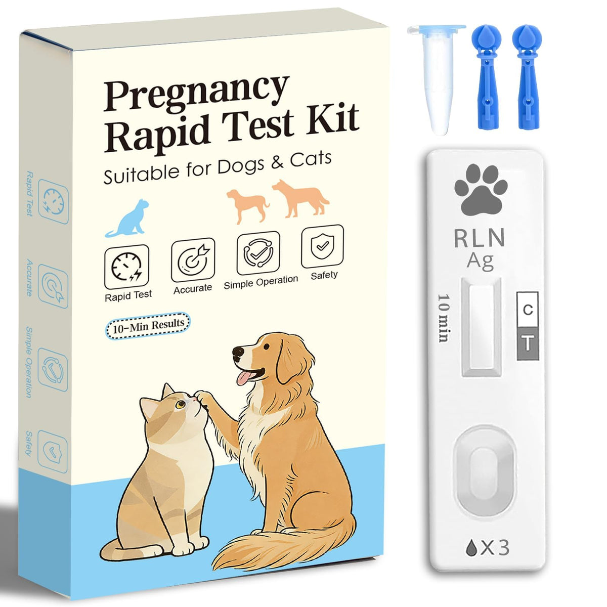 Dog & Cat Pregnancy Test Kit 1 Pack Blood Test Z24427