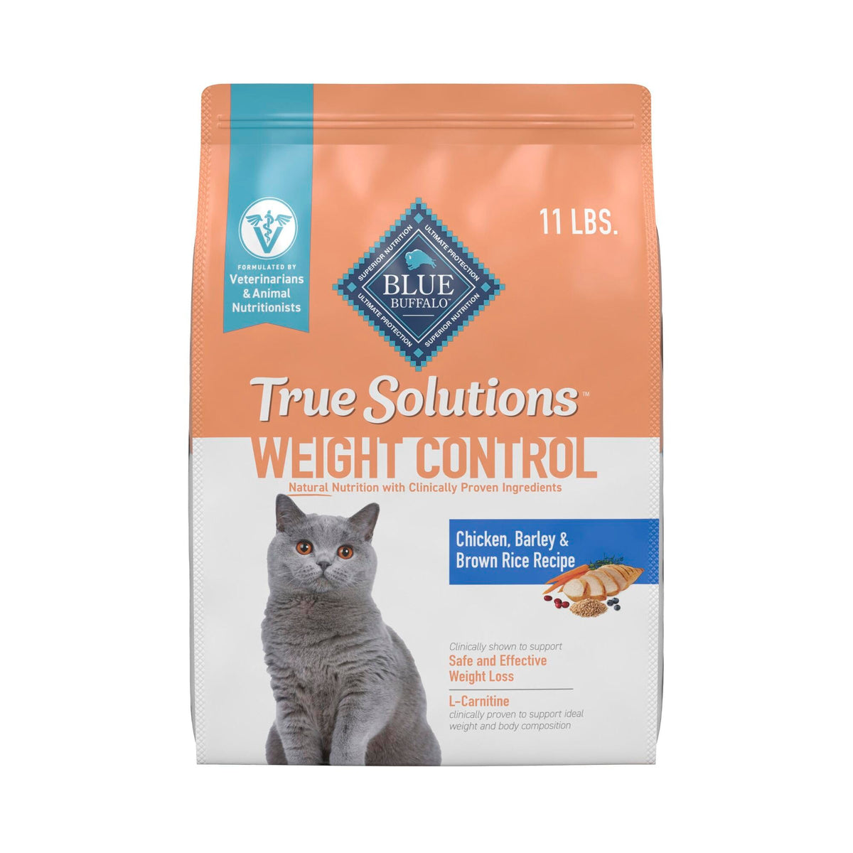 Weight Control Chicken Dry Cat Food, 11 lb R155