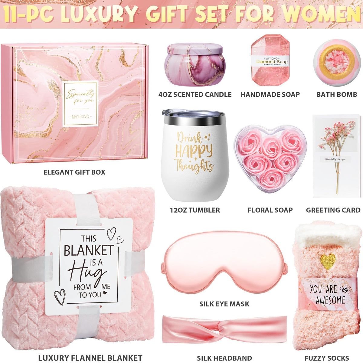 Spa Baskets Self Care Package M965