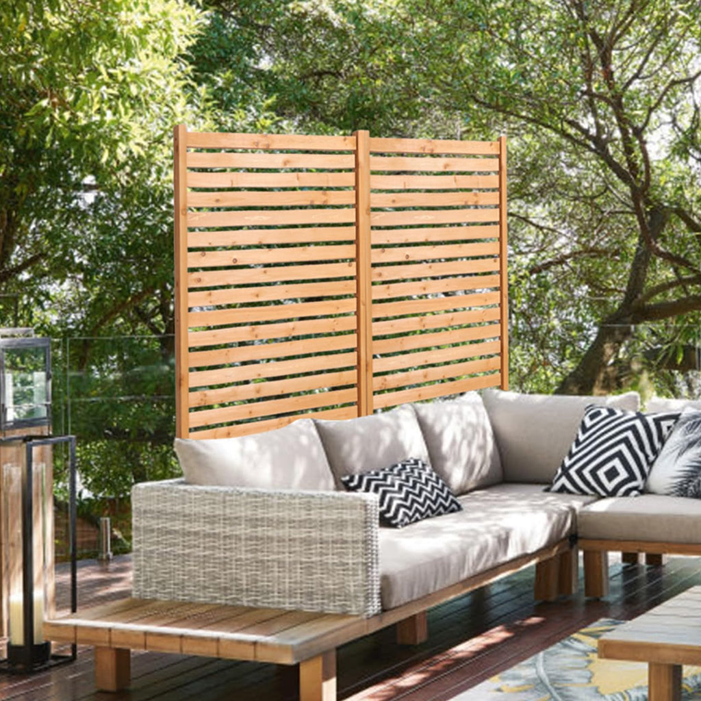Wooden Privacy Screen 36" W x 73" H J8958