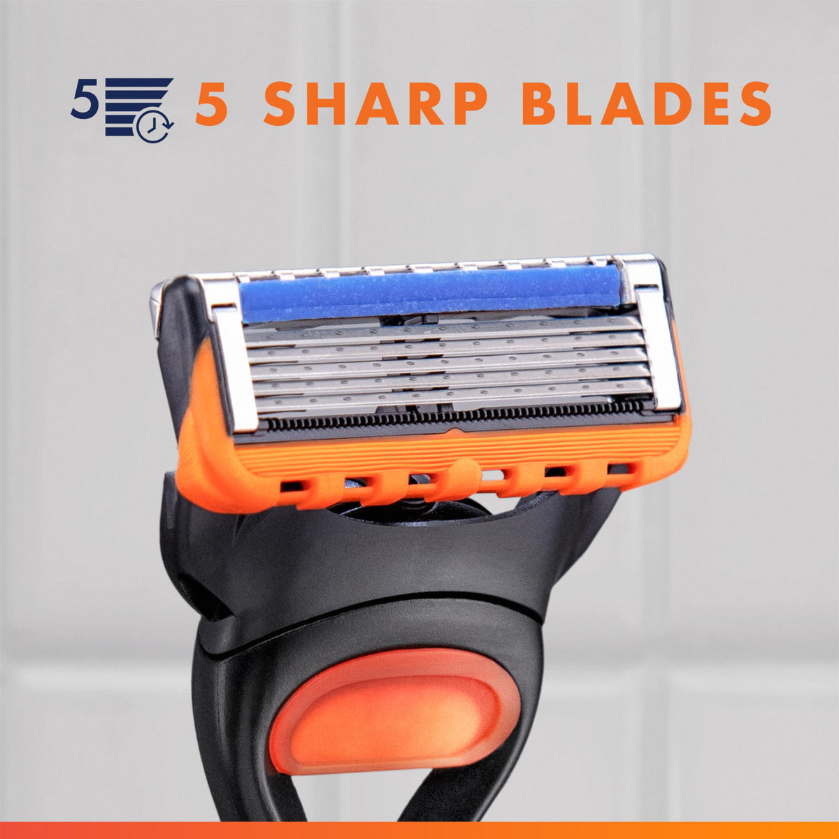 5-Blade Razor with 3 Blade Refills J26772
