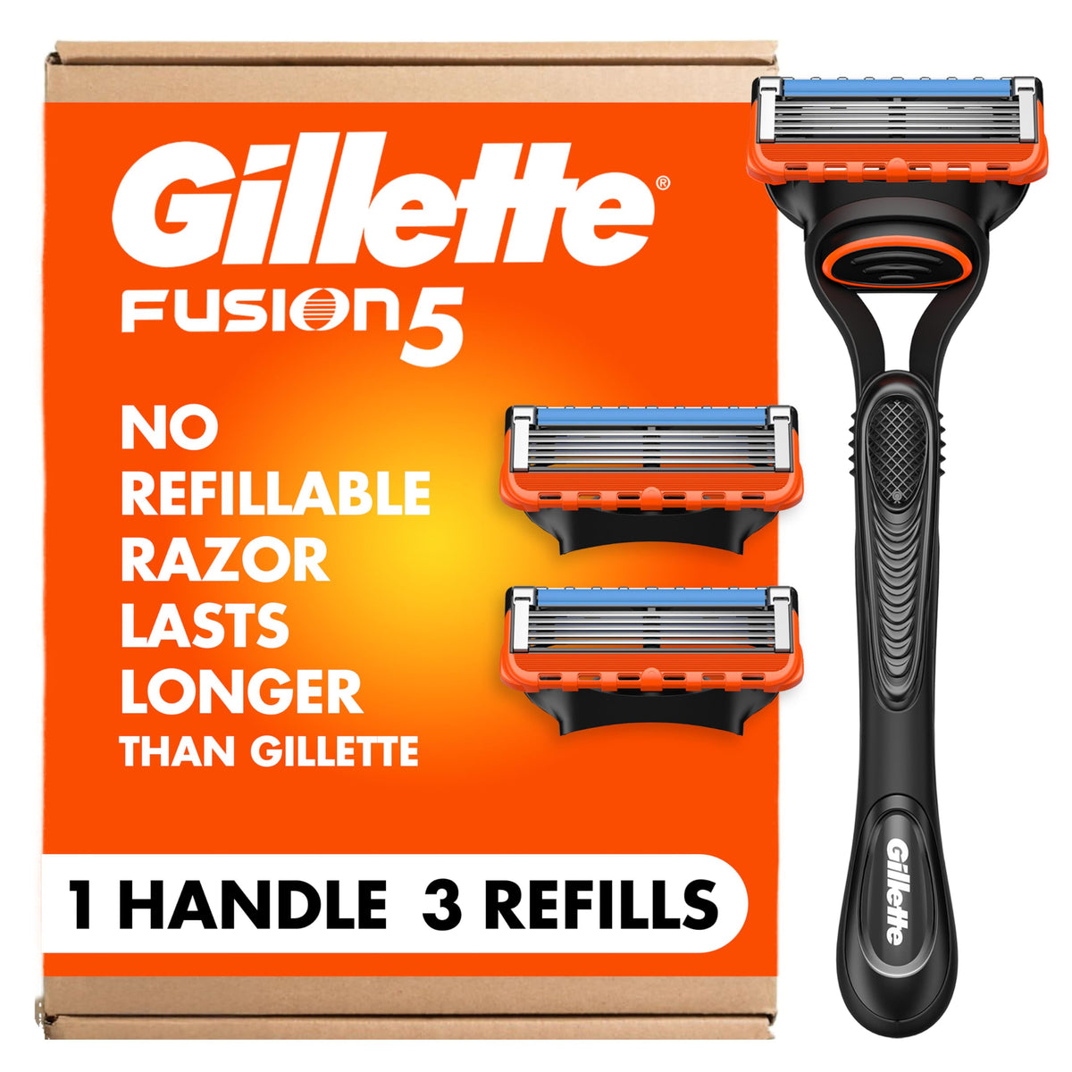 5-Blade Razor with 3 Blade Refills J26772
