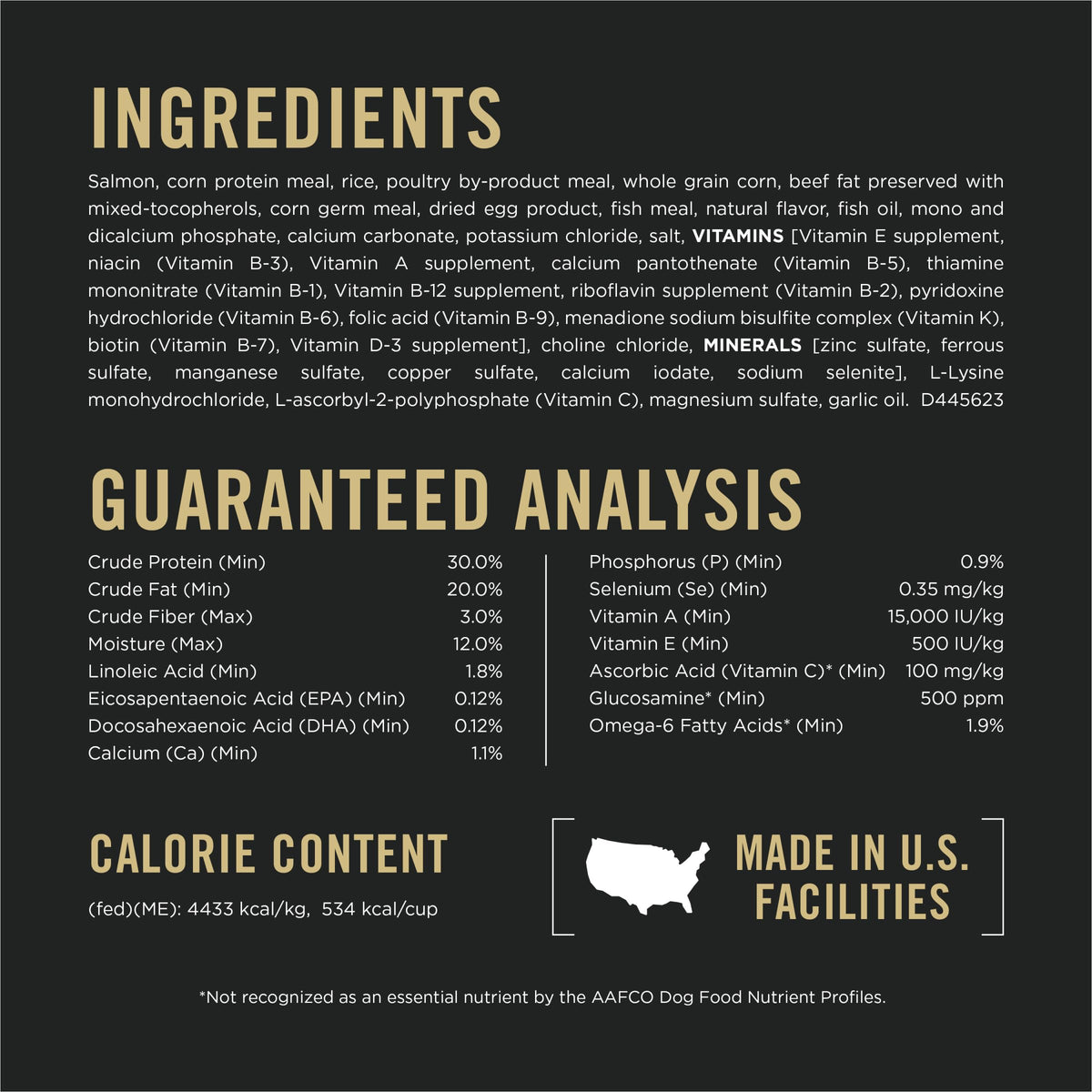 Salmon High Protein Dry Dog Food H921173