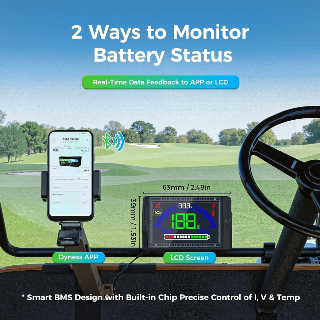 48V 100Ah Lithium Golf Cart Battery with Charger M57944