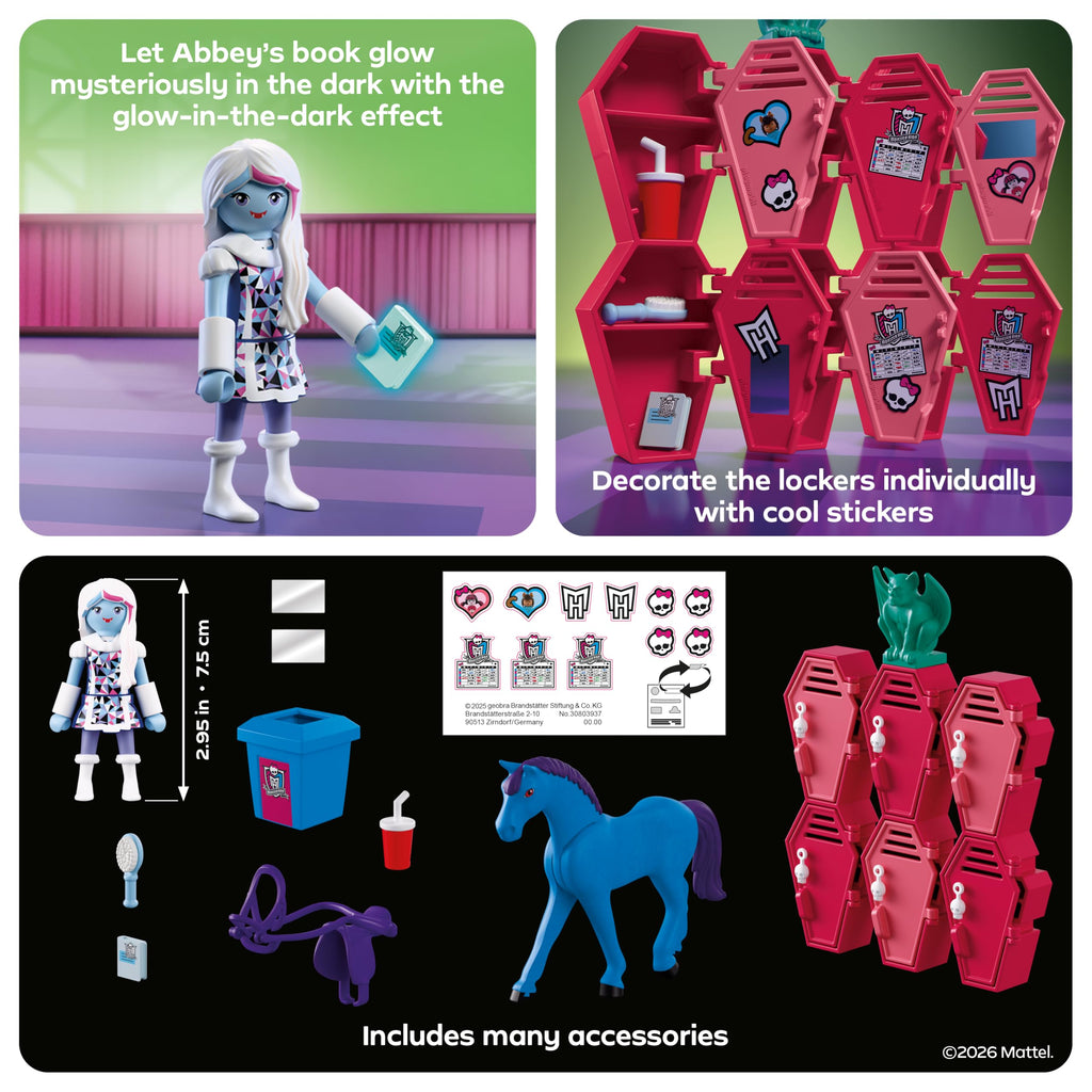 Monster High School Hallway Scene with Lockers H350502
