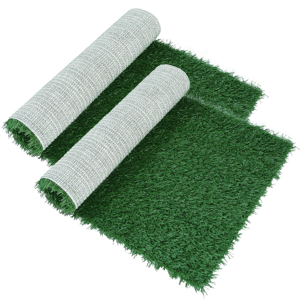 Artificial Grass Pee Pad 18 x 14 Inches 2 Pack F990440