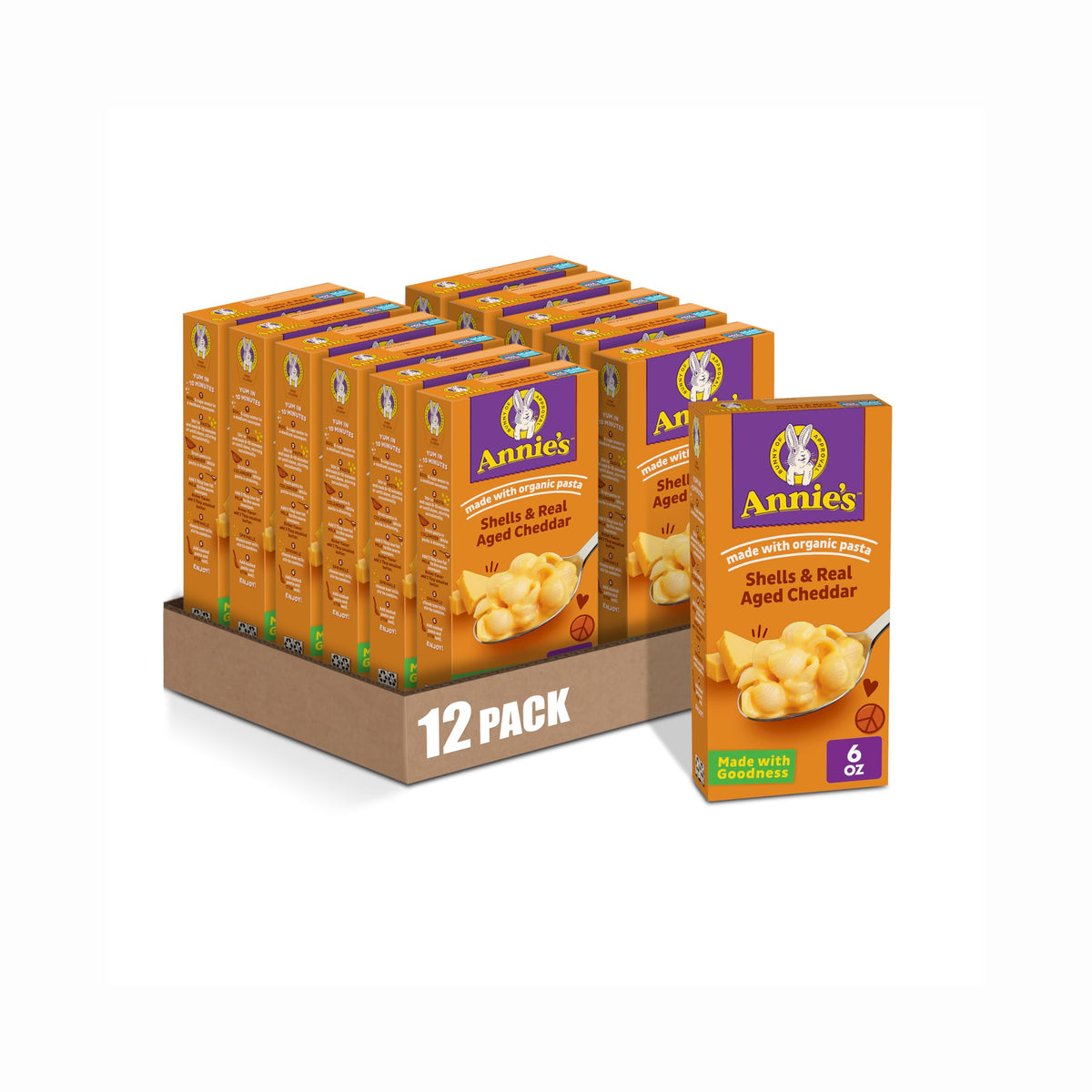 Shells and Real Aged Cheddar 6 oz 12 pk Z118660