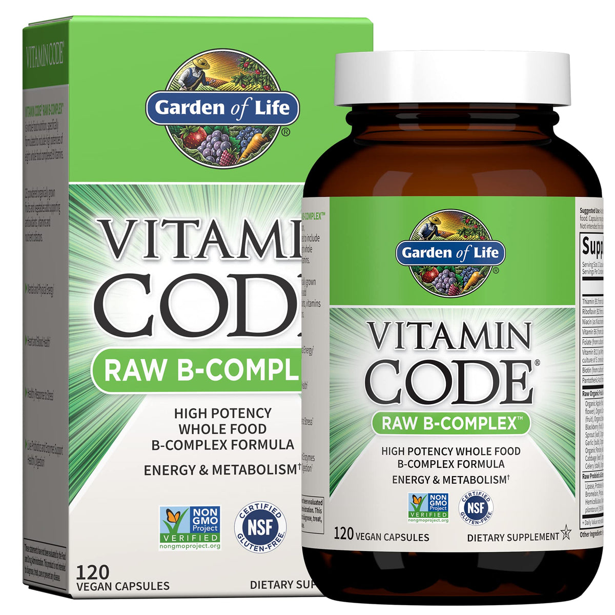 120 Vegan Capsules B-Complex I637