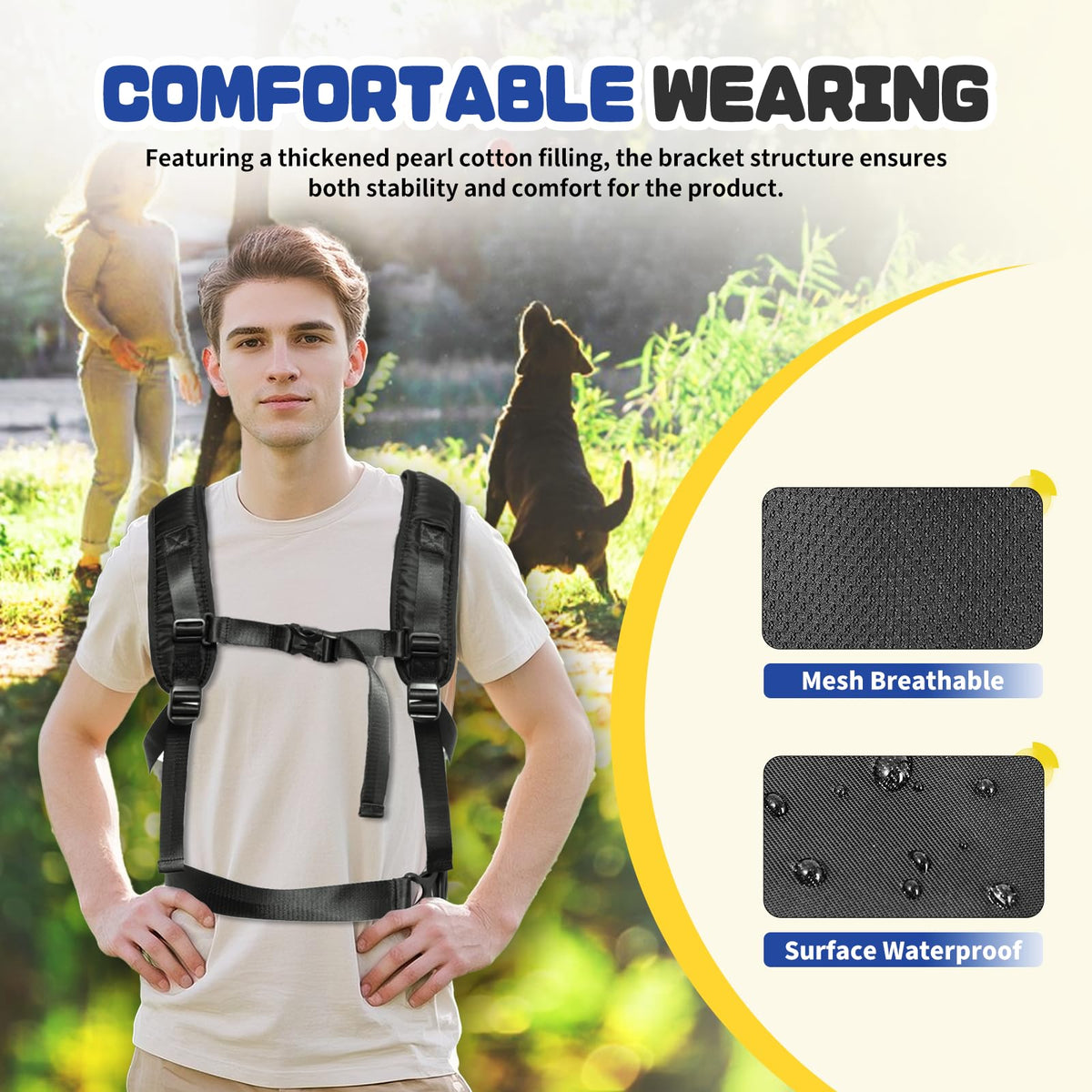 Legs Out Front Pet Carrier Backpack for Small Medium Dogs Cats up to 25lbs J2299