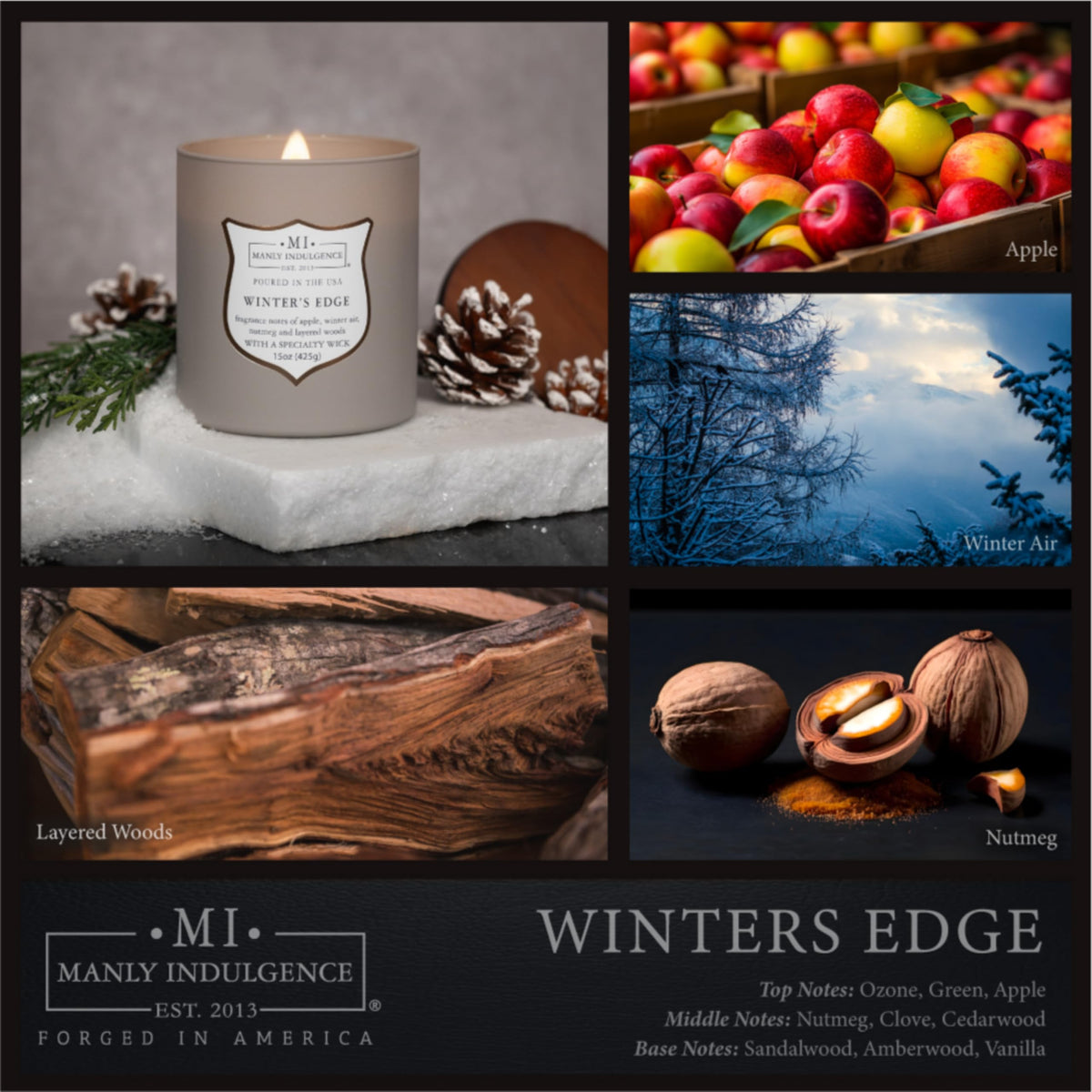15 oz Wooden Wick Soy Blend Scented Candle Z6157