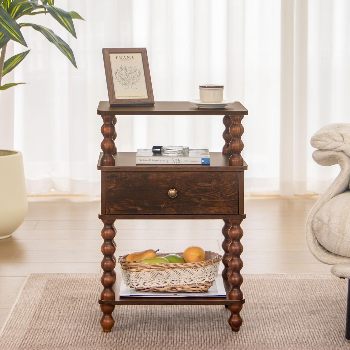 Nightstand with Drawer H6272