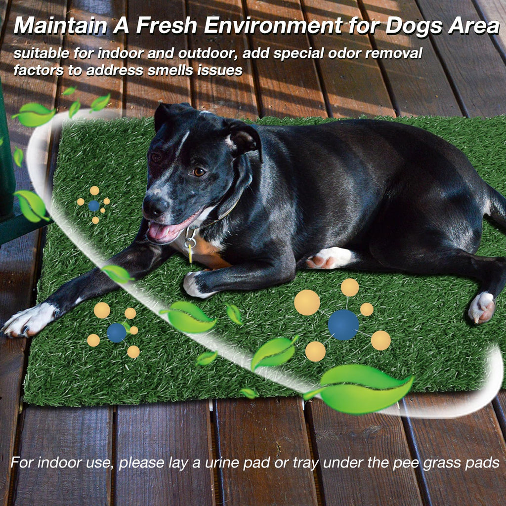 Artificial Grass Pee Pad 18 x 14 Inches 2 Pack F990440