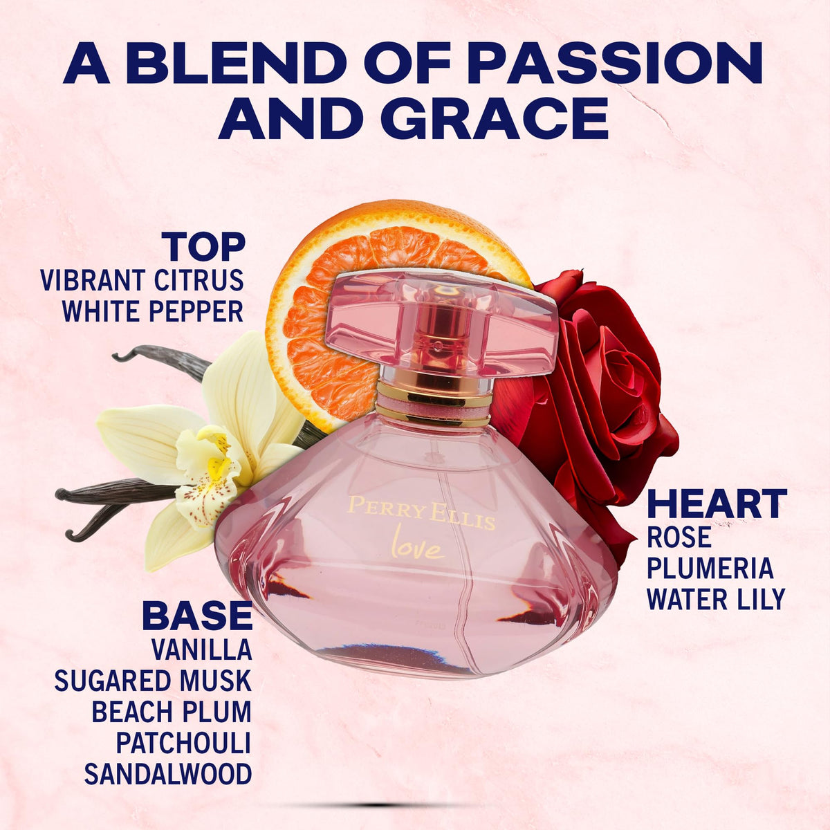 Vanilla & Rose Eau de Parfum Spray 3.4 Oz K128