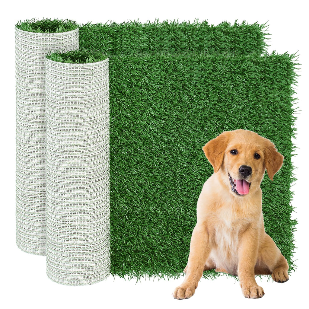 Artificial Grass Pee Pad 18 x 14 Inches 2 Pack F990440
