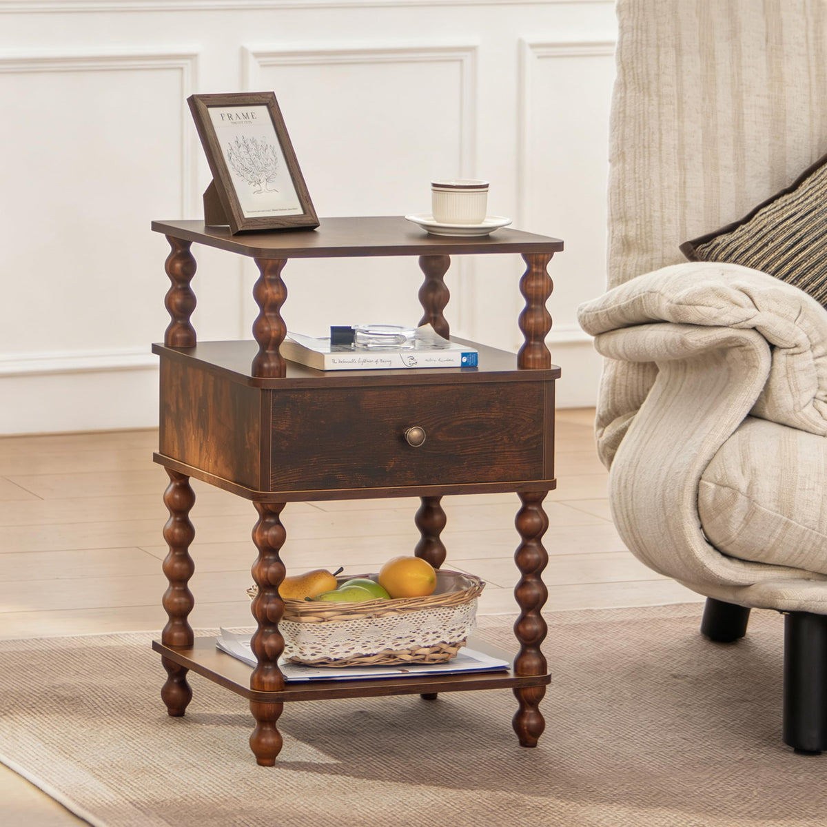 Nightstand with Drawer H6272