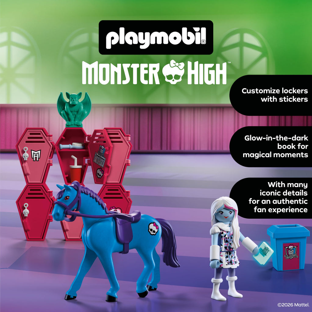 Monster High School Hallway Scene with Lockers H350502