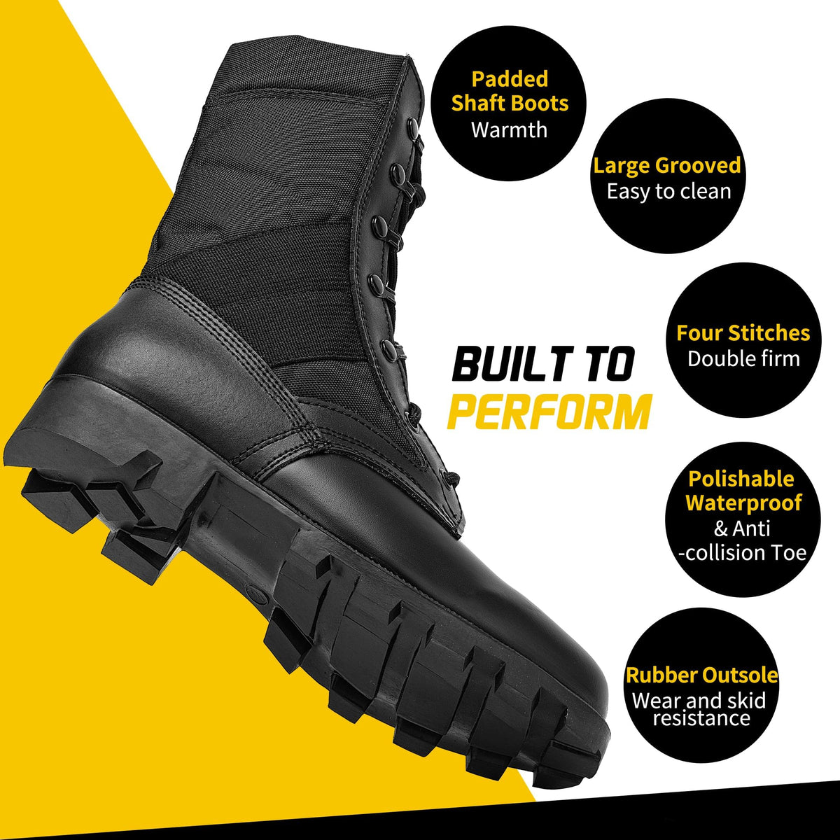 8 Inch Jungle Boots L9089