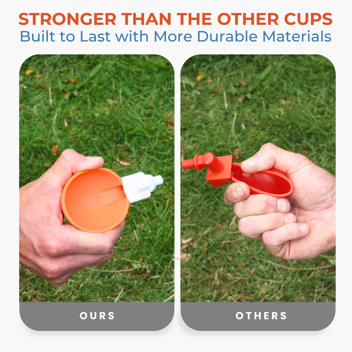 Large Automatic Chicken Waterer Cups 5-Pack Q443066