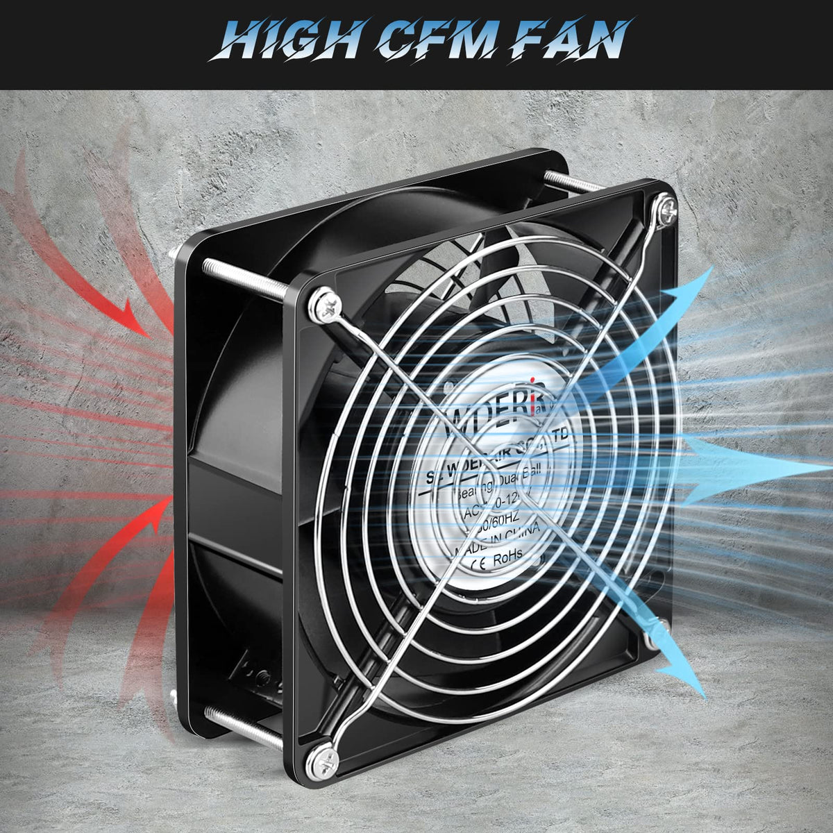 110V 120mm AC Axial Cooling Fan I86745