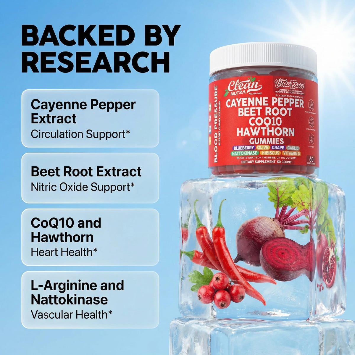 Cayenne Pepper Beet Root Gummies N94576