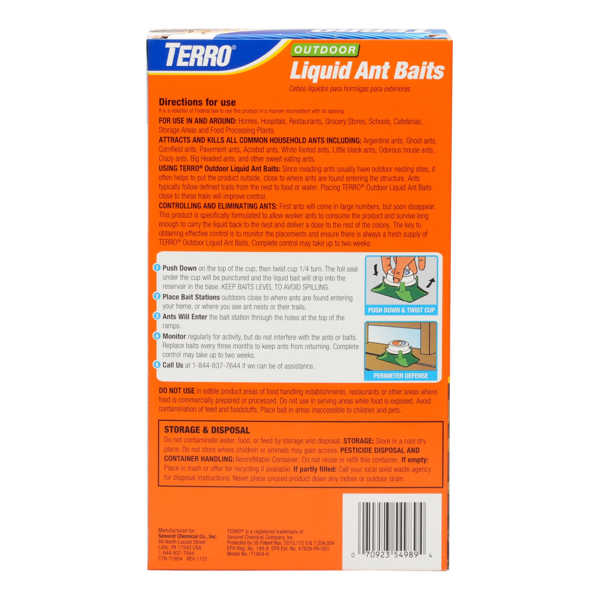 Outdoor Liquid Ant Bait Stations 12-Pack X27457
